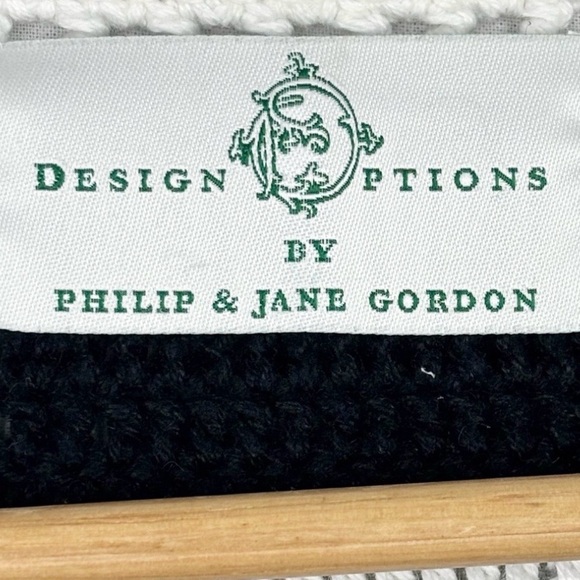 VTG Design Options Knit Black & White Stripes & Patchwork Detail Cardigan S - Picture 7 of 9